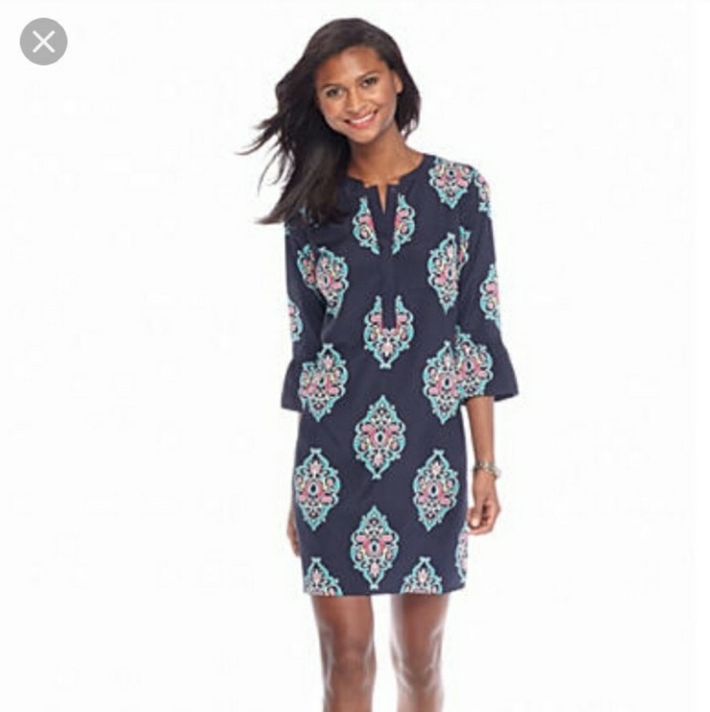 Crown & Ivy Medallion Print Dress